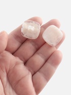 Пуговицы на ножке «Квадрат», 22×22 мм, набор 5 шт., светло-бежевые - Фото 2