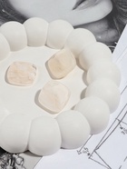 Пуговицы на ножке «Квадрат», 22×22 мм, набор 5 шт., светло-бежевые - Фото 3