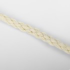 Шнур для плетения, хлопок, d = 3 мм, 50 ± 1 м, без сердечника, цвет белый - Фото 4