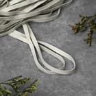 Резинка латексная гладкая, 5 мм, 50 м, белая - Фото 1