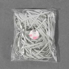 Резинка латексная гладкая, 5 мм, 50 м, белая - Фото 4