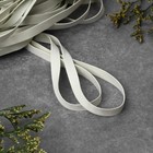 Резинка латексная гладкая, 7 мм, 50 м, белая - Фото 1