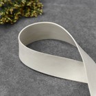 Резинка латексная гладкая, 10 мм, 50 м, белая - Фото 2