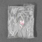 Резинка латексная гладкая, 10 мм, 50 м, белая - Фото 4