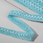 Тесьма декоративная «Самоса», 18 мм, 9.1±0.5 м, небесно-голубая - Фото 2