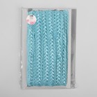 Тесьма декоративная «Самоса», 18 мм, 9.1±0.5 м, небесно-голубая - Фото 3