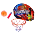 Баскетбольное кольцо "Штрафной бросок", с мячом, в пакете - фото 5624034
