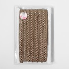 Тесьма декоративная «Самоса», 18 мм, 9.1±0.5 м, бежевая - Фото 3