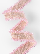 Тесьма декоративная «Твидовая», двусторонняя, 30 мм, 5±0.5 м, розовая - Фото 3