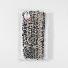 Тесьма декоративная «Твидовая», двусторонняя, 30 мм, 5±0.5 м, синяя - Фото 3