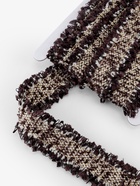 Тесьма декоративная «Твидовая», двусторонняя, 30 мм, 5±0.5 м, коричневая - Фото 2