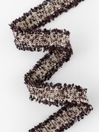 Тесьма декоративная «Твидовая», двусторонняя, 30 мм, 5±0.5 м, коричневая - Фото 3