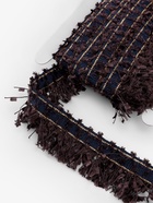 Тесьма декоративная «Твидовая», односторонняя, 35 мм, 5±0.5 м, коричневая - Фото 1