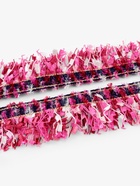 Тесьма декоративная «Твидовая», односторонняя, 35 мм, 5±0.5 м, фуксия - Фото 2