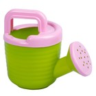 Набор игрушек для песочницы, 8 предметов: ведро 1.2 л, лопатка, грабли, 4 формочки, лейка, розово-салатовый - Фото 4