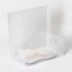 Коробка для хранения обуви с крышкой Large size, 20×33×12 см, 6 шт - Фото 5