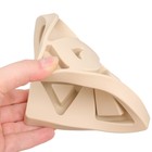 Развивающая игрушка - сортер M&B «Изучаем фигуры», пищевой силикон, бежевый - Фото 9