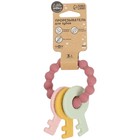 Прорезыватель силиконовый M&B «Ключики», от 3 мес., розовый - Фото 2