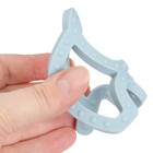 Прорезыватель силиконовый M&B «Слоник», голубой - Фото 4