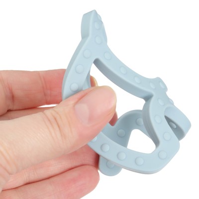 Прорезыватель силиконовый M&B «Слоник», голубой