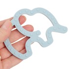 Прорезыватель силиконовый M&B «Слоник», голубой - Фото 6