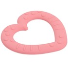 Прорезыватель силиконовый M&B «Сердечко», от 3 мес., розовый - Фото 5