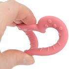 Прорезыватель силиконовый M&B «Сердечко», от 3 мес., розовый - Фото 7