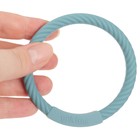 Прорезыватель силиконовый M&B «Браслетик», от 3 мес., синий - Фото 5