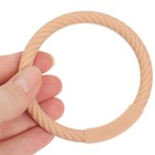 Прорезыватель силиконовый M&B «Браслетик», от 3 мес., бежевый - Фото 5