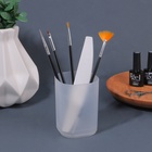 Подставка для хранения STANDART, 7×7×9 см, прозрачная, матовая - Фото 3