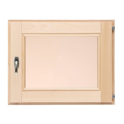 Окно, 40×50см, однокамерный стеклопакет, бронза,  из липы