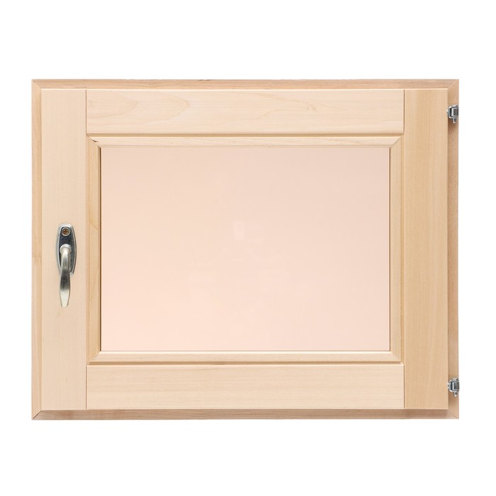 Окно, 40×50см, однокамерный стеклопакет, бронза,  из липы - Фото 1