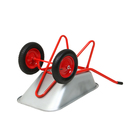 Тачка строительная, 2 пневмоколеса, груз/п 320 кг, объём 110 л, оцинкованный кузов 0.8 мм, Greengo - Фото 12