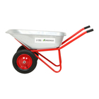 Тачка строительная, 2 пневмоколеса, груз/п 320 кг, объём 110 л, оцинкованный кузов 0.8 мм, Greengo - Фото 10