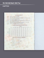 Предметная тетрадь по алгебре Calligrata TOP «Журнал», 48 листов, в клетку, со справочным материалом, картонная обложка - Фото 2