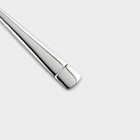 Набор чайных ложек Magistro «Виконт», длина 17 см, 6 шт., нержавеющая сталь, серебристый - Фото 3