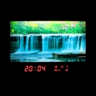 Картина с подсветкой и информационным календарем живая природа "САКУРА"  53*81см - Фото 2