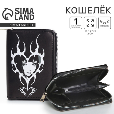 Кошелек женский «Аниме сердце» 12.5×9×2 см