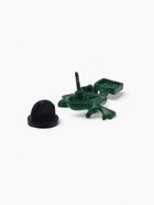 Значок «Лягушонок» с магнитофоном, цвет зелёный - Фото 4