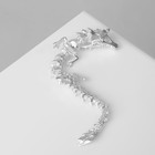 Брошь «Дракон» длинный подвижный, цвет матовое серебро - фото 9658924