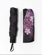 Зонт механический, рисунок внутри, эпонж, 4 сложения, 8 спиц, R=48/55 см, d=96 см, МИКС - Фото 4