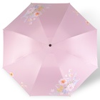 Зонт механический «Цветы», эпонж, 4 сложения, 8 спиц, R = 48 см, цвет МИКС - Фото 11