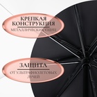 Зонт механический «Клетка», эпонж, 4 сложения, 10 спиц, R = 54 см, цвет МИКС - фото 9658990