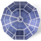 Зонт механический «Клетка», эпонж, 4 сложения, 10 спиц, R = 54 см, цвет МИКС - фото 9743195