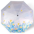 Зонт автоматический «Цветы», 3 сложения, 8 спиц, R = 49 см, цвет МИКС - фото 9659000