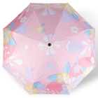 Зонт автоматический «Цветочная поляна», 3 сложения, 8 спиц, R = 49 см, цвет МИКС - фото 9743207