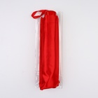 Зонт механический «Однотон», сатин, 4 сложения, 8 спиц, R = 49 см, цвет красный - Фото 11