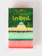 Губка для посуды с чистящим слоем «Королевская Лилия», 450 г/м², 105×65×35 мм, абразивное полотно, МИКС - Фото 7