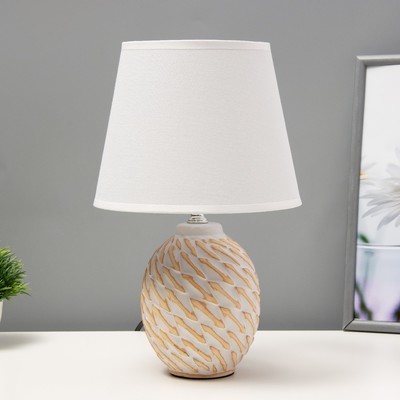 Настольная лампа «Сабина» Е14 40 Вт бежевый 20×20×33 см
