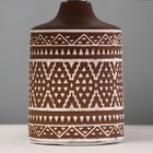 Настольная лампа "Бирлит" Е14 40Вт коричневый 17х17х27см - Фото 4